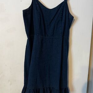 Old Navy Navy Denim Mini Dress